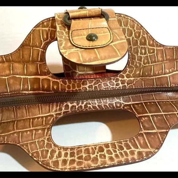 Tre vero print straw croc cellulose bag - Picture 6 of 14